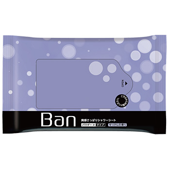 Ban（バン） 爽感さっぱりシャワーシート5枚 せっけんの香り