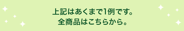 上記はあくまで1例です。全商品はこちらから。